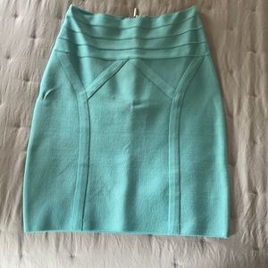 Teal Bebe Skirt